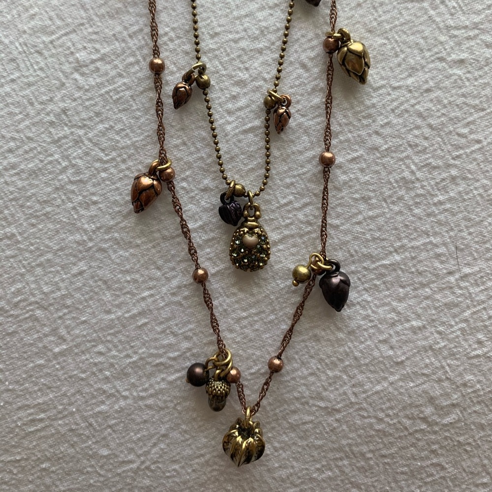 Gold & rose gold necklace